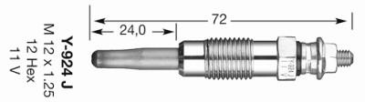 Bougie de préchauffage NGK 7906