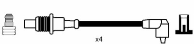 Jeu de câbles d'allumage NGK 8471
