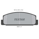 Plaquettes de frein TEXTAR 2003101