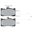 Plaquettes de frein TEXTAR 20325 01