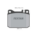 Plaquettes de frein TEXTAR 2034110