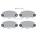 Plaquettes de frein TEXTAR 20494 01