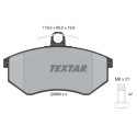 Plaquettes de frein TEXTAR 2066921