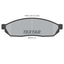 Plaquettes de frein TEXTAR 20731 01