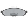 Plaquettes de frein TEXTAR 20731 01