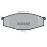 Plaquettes de frein TEXTAR 2086301
