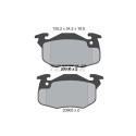 Plaquettes de frein TEXTAR 2090602