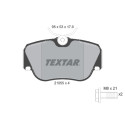 Plaquettes de frein TEXTAR 2105503