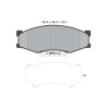 Plaquettes de frein TEXTAR 21099 01
