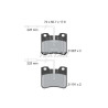 Plaquettes de frein TEXTAR 21267.02