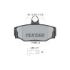 Plaquettes de frein TEXTAR 21385 01