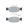 Plaquettes de frein TEXTAR 2143001