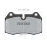 Plaquettes de frein TEXTAR 21471.02