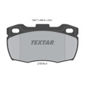 Plaquettes de frein TEXTAR 21519 01