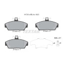 Plaquettes de frein TEXTAR 21520 01