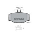 Plaquettes de frein TEXTAR 2154501