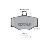 Plaquettes de frein TEXTAR 2154501