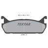 Plaquettes de frein TEXTAR 21559 01