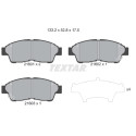 Plaquettes de frein TEXTAR 21601 01