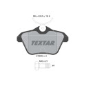 Plaquettes de frein TEXTAR 2160601