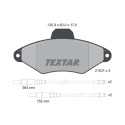 Plaquettes de frein TEXTAR 2163102