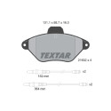 Plaquettes de frein TEXTAR 21632 01
