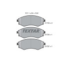 Plaquettes de frein TEXTAR 2172502