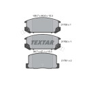 Plaquettes de frein TEXTAR 2175901