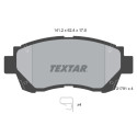 Plaquettes de frein TEXTAR 21791 01