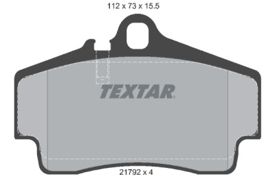 Plaquettes de frein TEXTAR 2179203