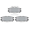 Plaquettes de frein TEXTAR 2187501