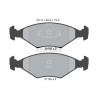 Plaquettes de frein TEXTAR 2196202