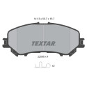 Plaquettes de frein TEXTAR 2206503