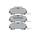 Plaquettes de frein TEXTAR 2211701
