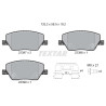 Plaquettes de frein TEXTAR 2239701