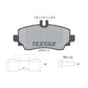Plaquettes de frein TEXTAR 2307003