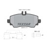Plaquettes de frein TEXTAR 2307004