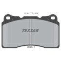 Plaquettes de frein TEXTAR 2309203