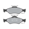 Plaquettes de frein TEXTAR 23200 01