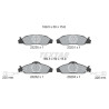 Plaquettes de frein TEXTAR 23230 01