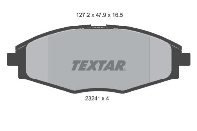 Plaquettes de frein TEXTAR 2324102
