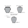 Plaquettes de frein TEXTAR 2328001