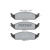 Plaquettes de frein TEXTAR 23318 01