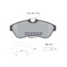 Plaquettes de frein TEXTAR 2340902