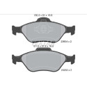 Plaquettes de frein TEXTAR 2360406