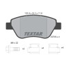 Plaquettes de frein TEXTAR 2370503