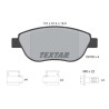 Plaquettes de frein TEXTAR 2370803