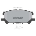 Plaquettes de frein TEXTAR 23734 01