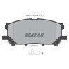 Plaquettes de frein TEXTAR 23734 01