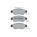 Plaquettes de frein TEXTAR 23817 01